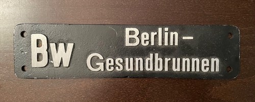 Lokschild bahn berlin - bahn,