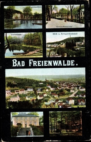 Bad freienwalde der - ak, an