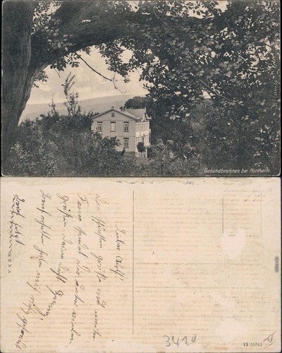 Ansichtskarte northeim haus - northeim,