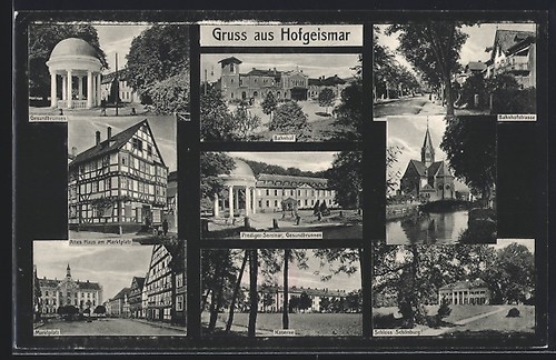 Hofgeismar gesundbrunnen - ak, hofgeismar,