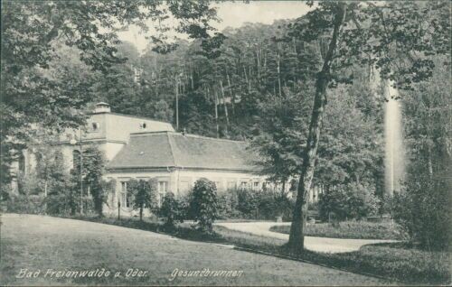 Ansichtskarte bad freienwalde - ansichtskarte,