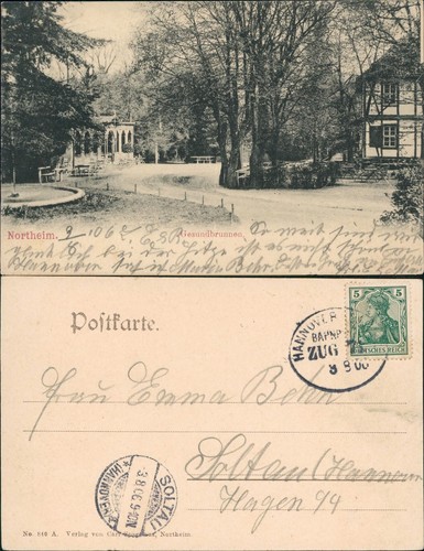 Ansichtskarte northeim - ansichtskarte,