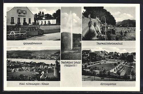 Bad hönningen rhein - ak,