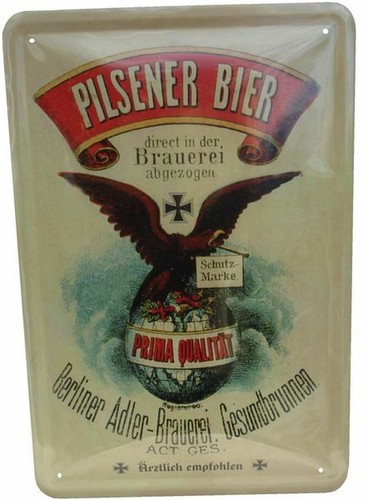 Blechschild 20x30 pilsener - 20x30,