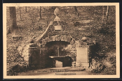 Ansichtskarte augsburg - ansichtskarte,
